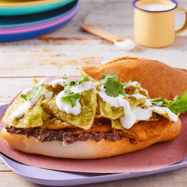 Torta de Chilaquiles