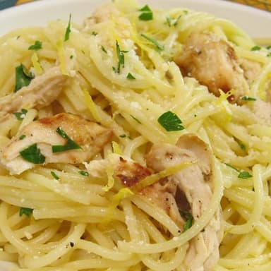 Pasta Al Burro Con Pollo