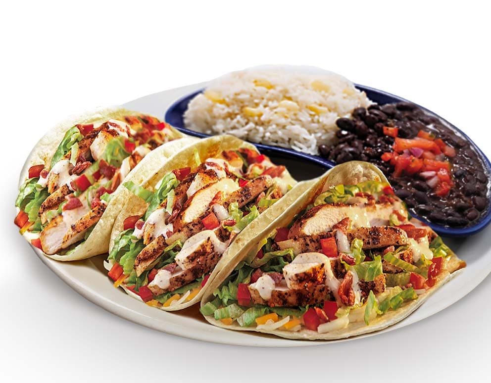 Chicken Club Tacos