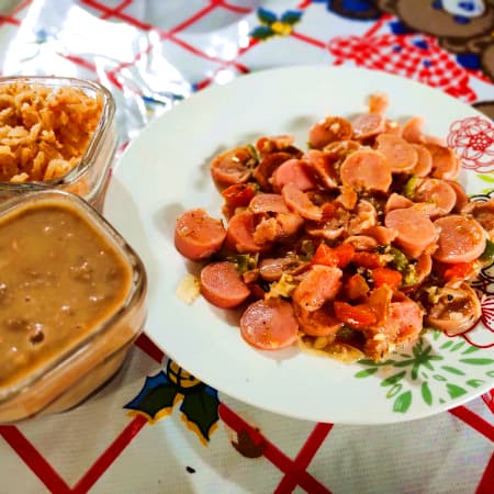 Salchichas a la Mexicana