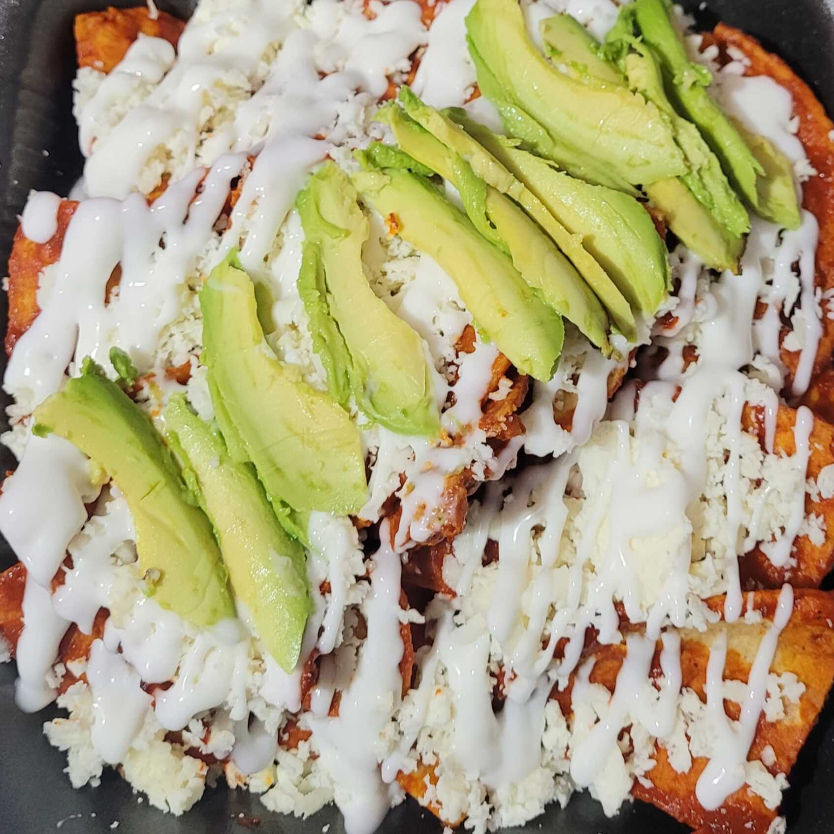 Chilaquiles rojos