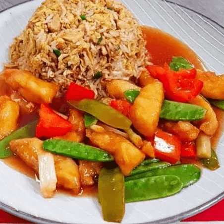 Pollo Tipakay Dulce + Elige Tu Entrada