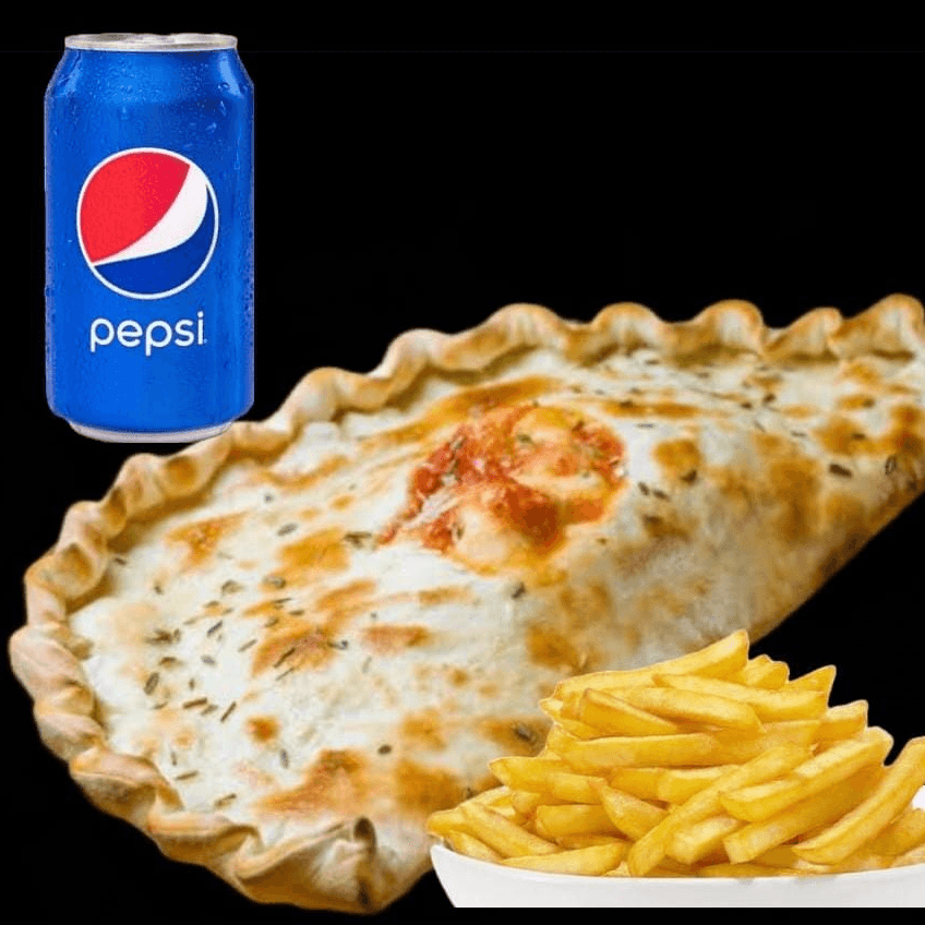 Calzone+papas a la francesa+bebida400ml