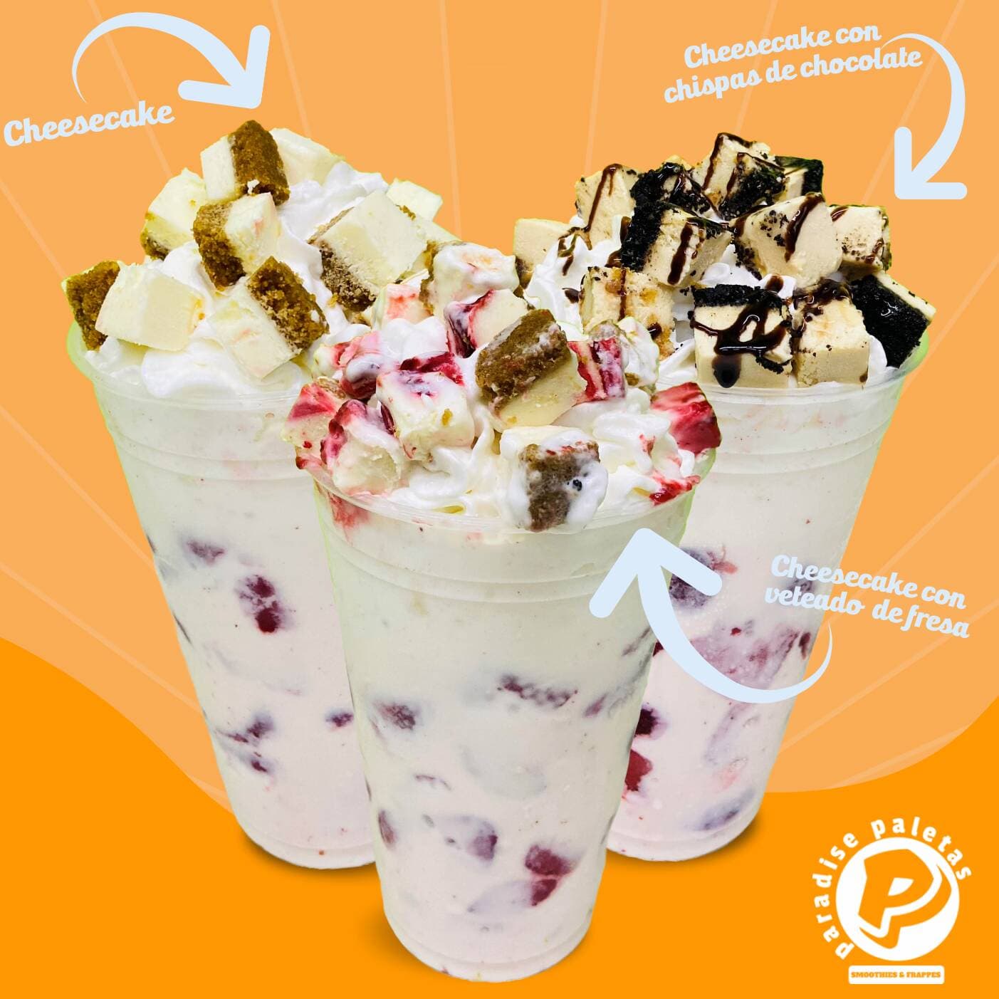 Fresas con Crema y Cheesecake