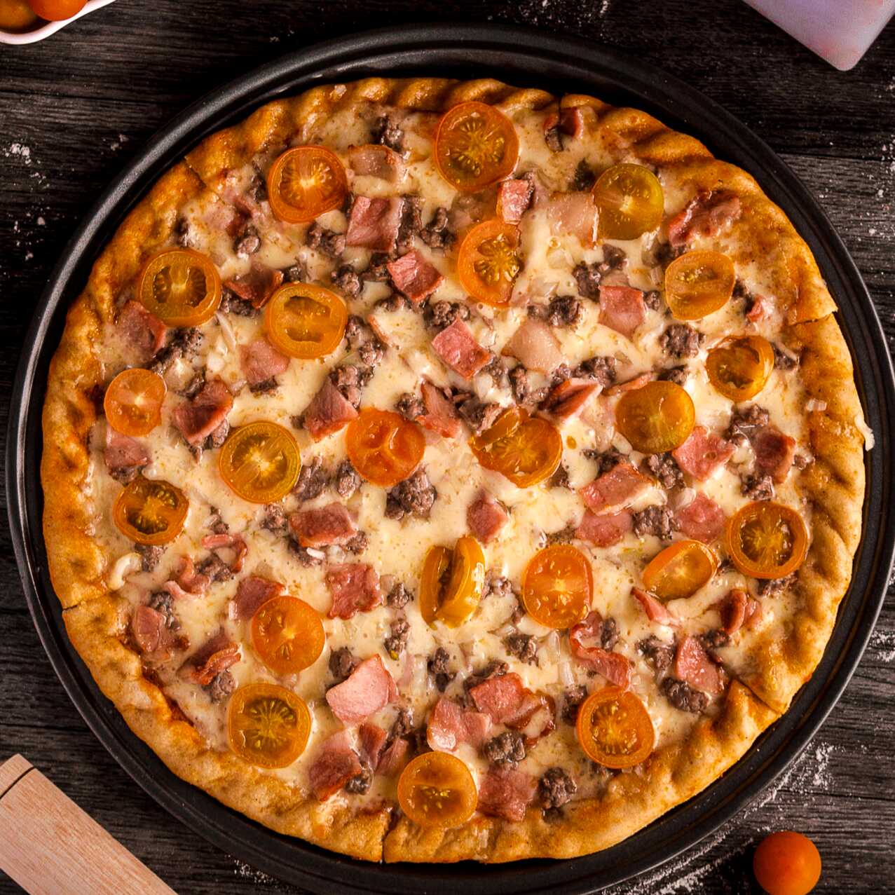 Pizza Angus Mediana 6 Porciones
