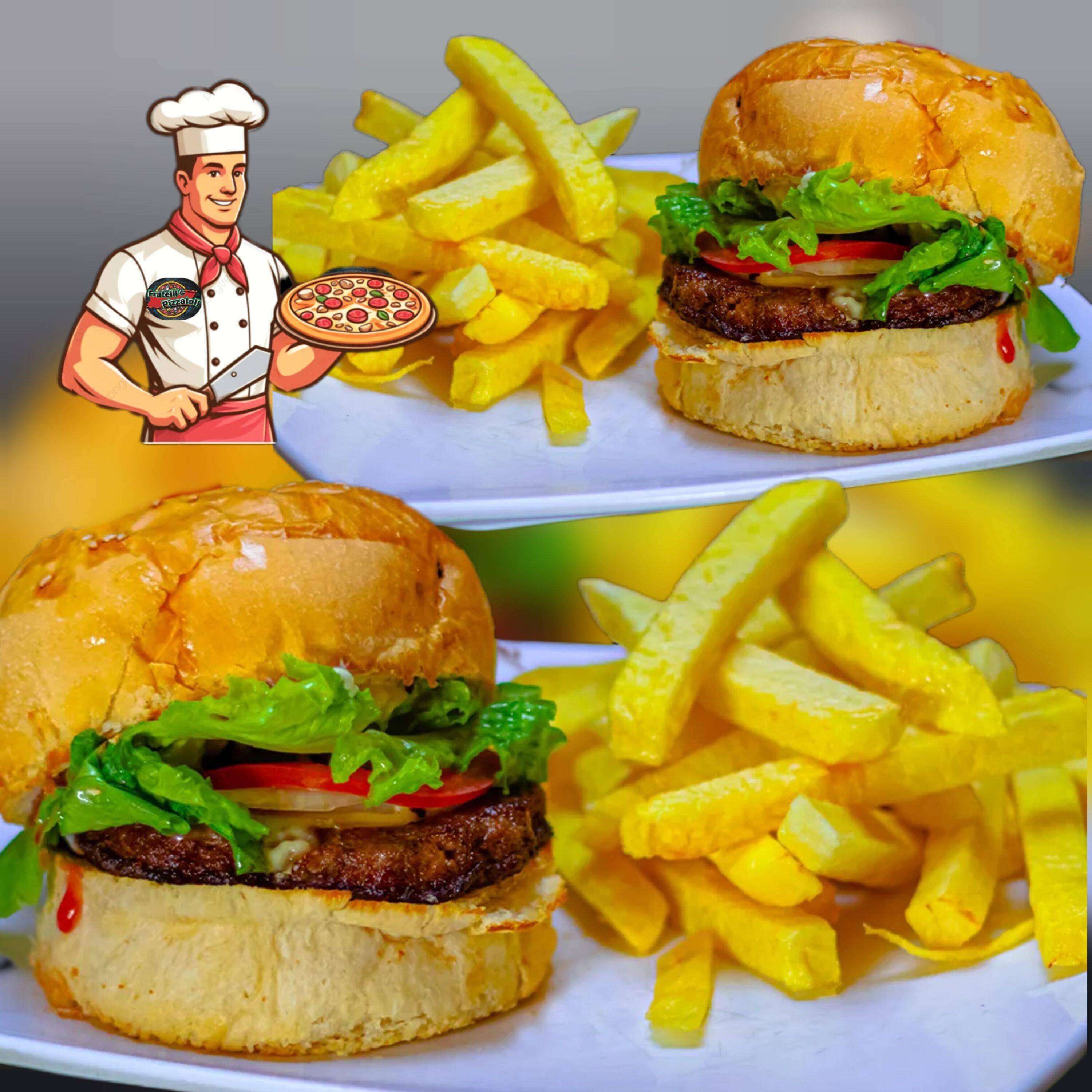 COMBO 2 BURGER FRATELLI'S + PAPAS 🌟🌟