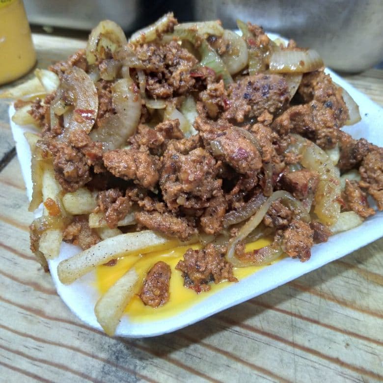 Súper Papas Fritas de Carne al Pastor