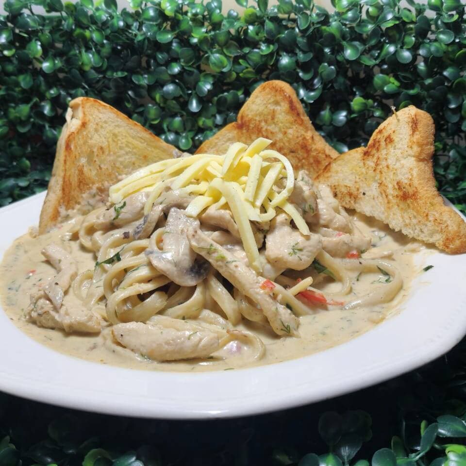 Pasta con pollo