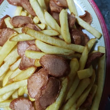 salchipapas pequenas  火腿时仔