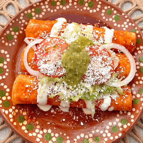 Combo de Enchiladas y Refresco