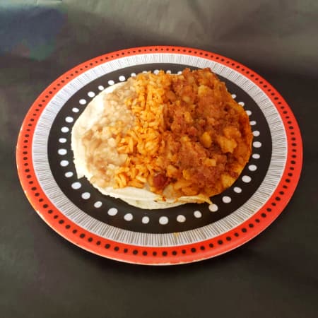 Papa con Chorizo