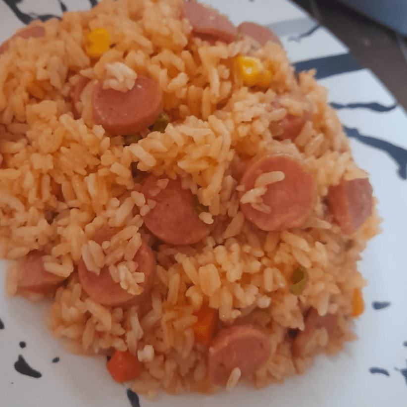 Arroz de Salchicha