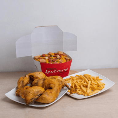 combo 5 porciones + pollo entero
