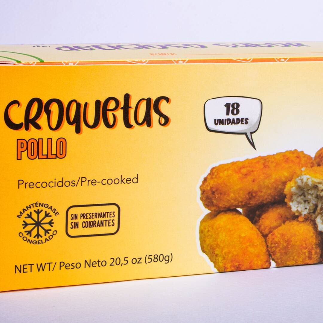 Snack Box Croquetas de Pollo X 18 Unidades