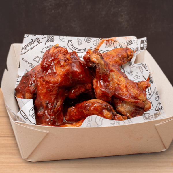 Alitas en Salsa BBQ