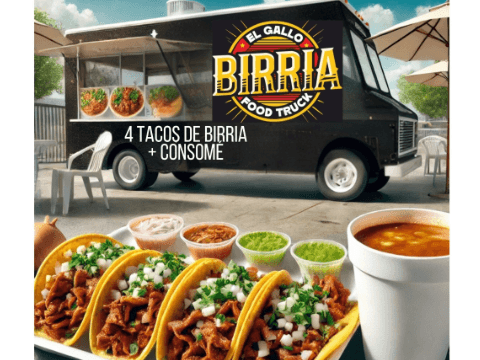Birria el gallo food truck