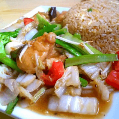 Pollo en Trozos con Verduras Menú