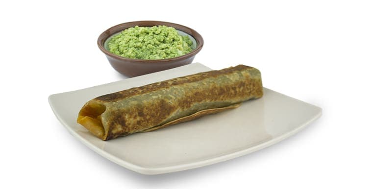 Burritos de frijol huevo verde