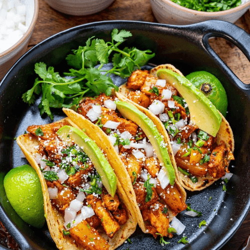 Tacos de Pastor de Pollo