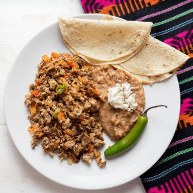 Machacado Norteño con Huevo