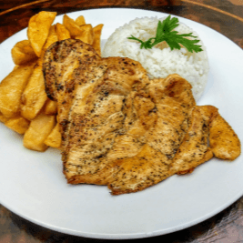 Pechuga a la Plancha más Bebida