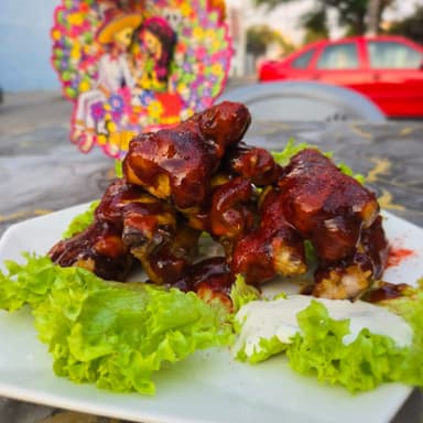 Alitas BBQ Spicy 6 PZA
