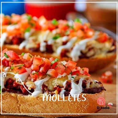 Molletes de la Casa (3 Piezas)