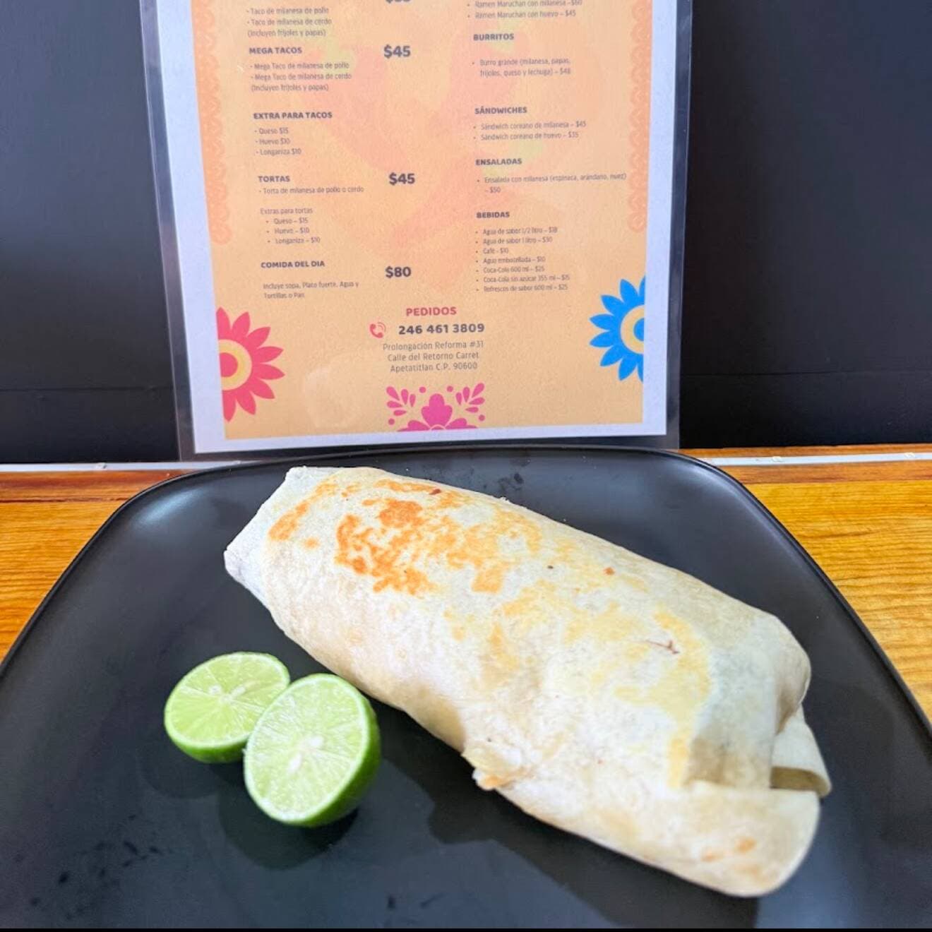 Burrito de Milanesa de Pollo