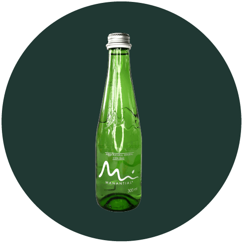 Agua Manantial con gas 300ML