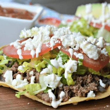 Tostada de res