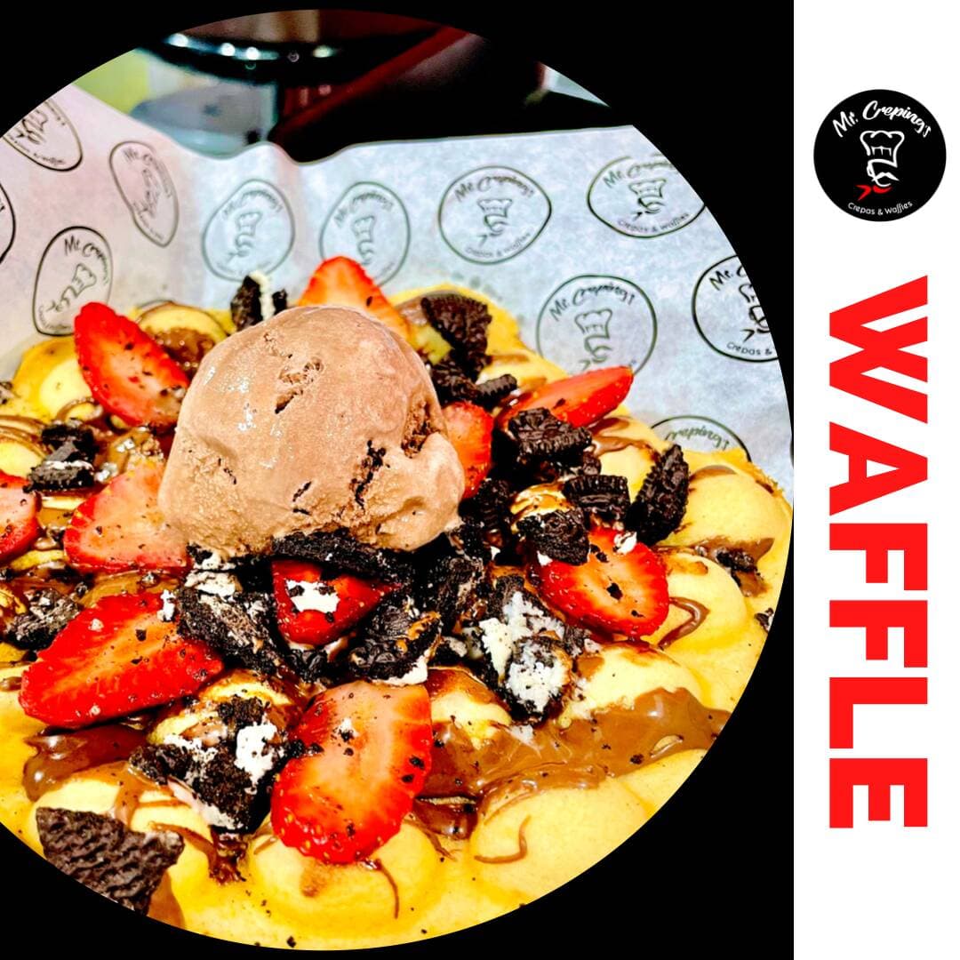 Arma tu Wafle +Frapuccino perlas explosivas