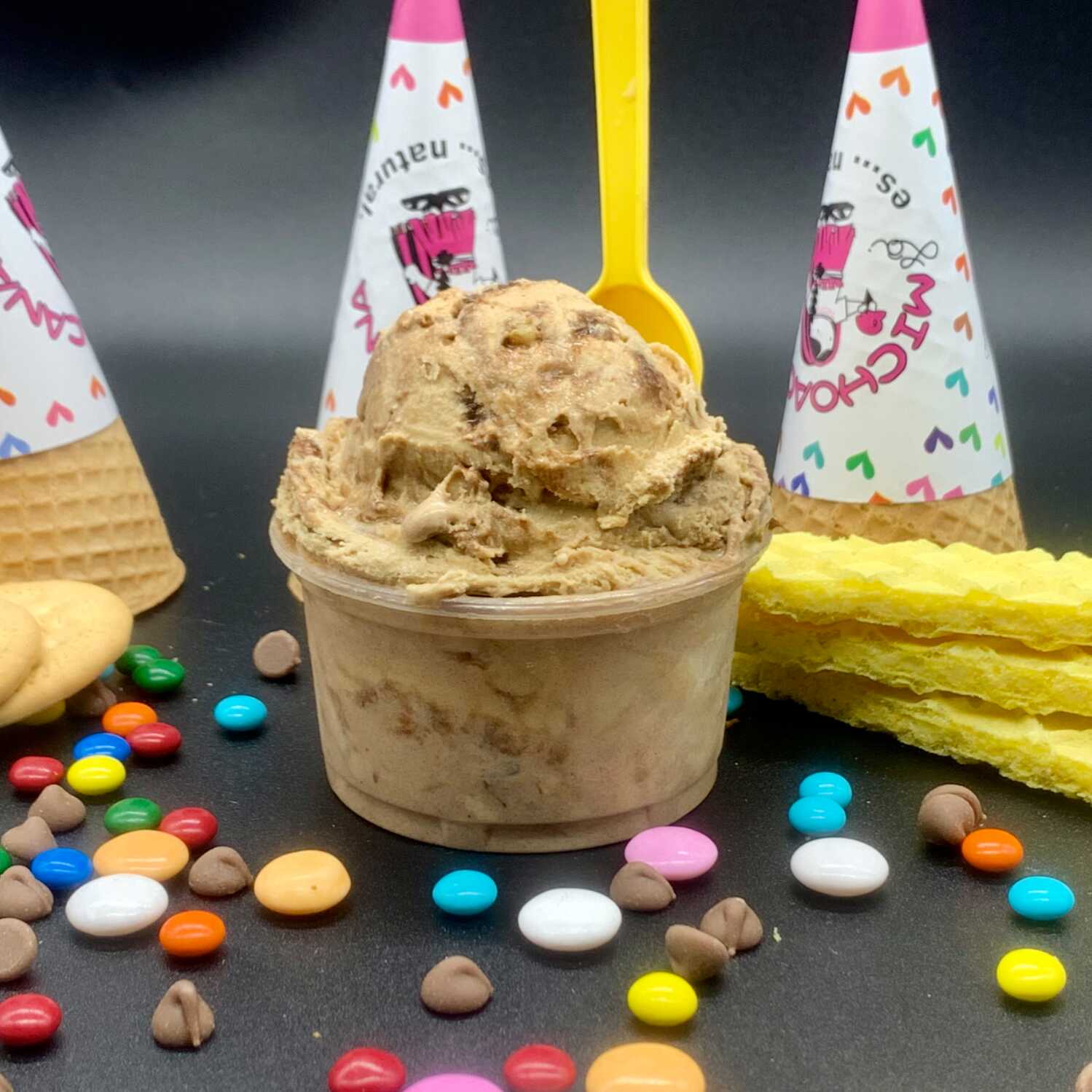 Helado en Vaso de Capuchino