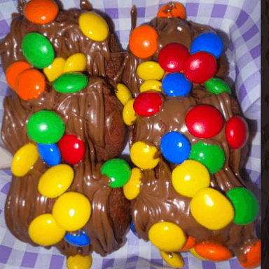 8 Mini Donitas Nutella m&m´s