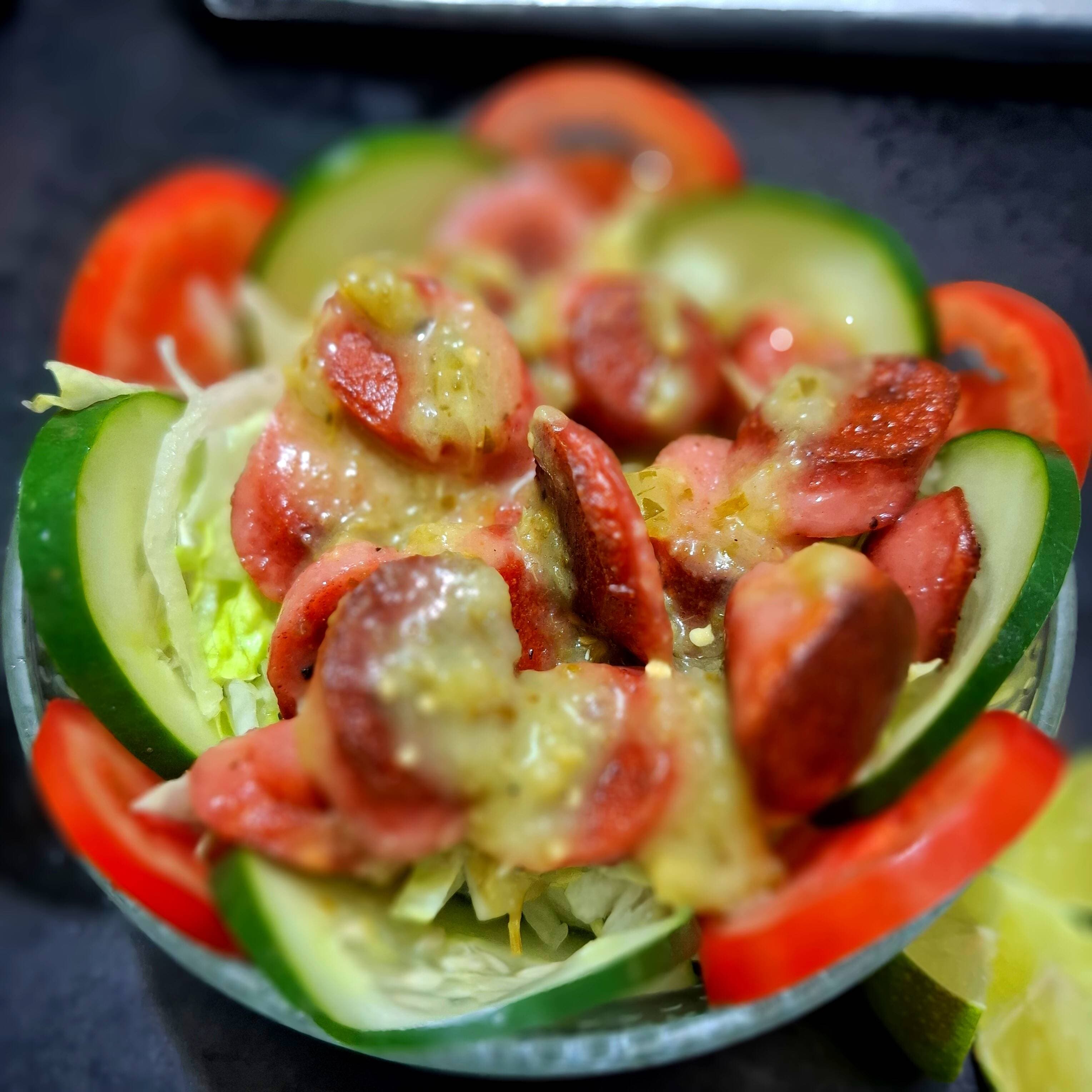 Ensalada Especial con Salchicha (regular)