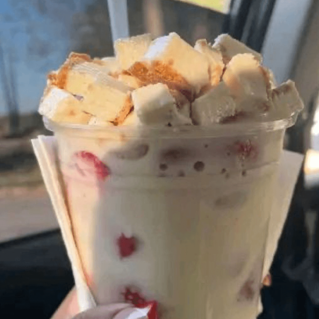 Fresas con crema y pay de limon