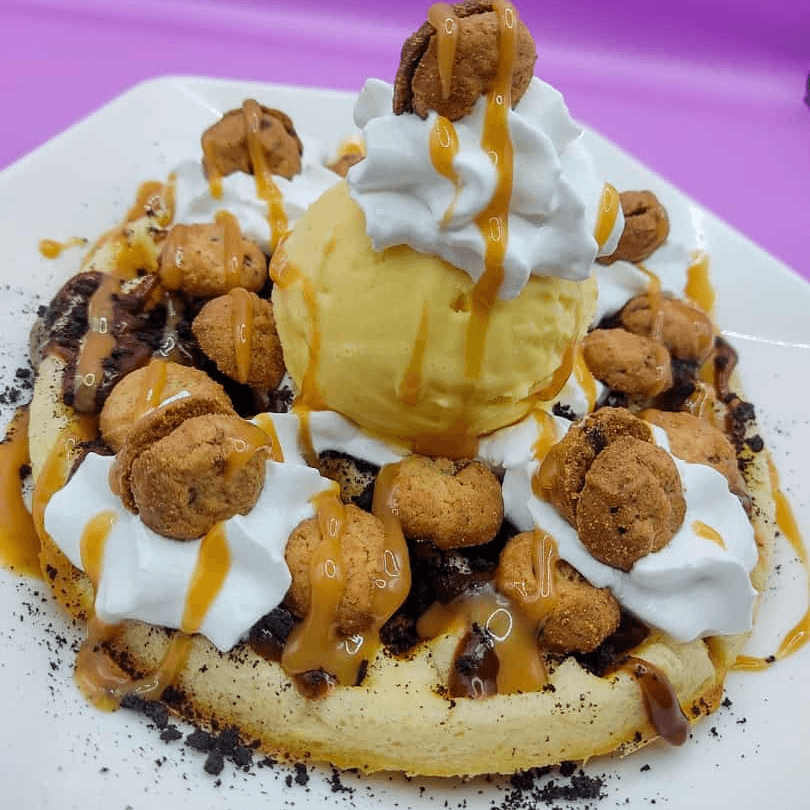 Waffle Explosión Cookies