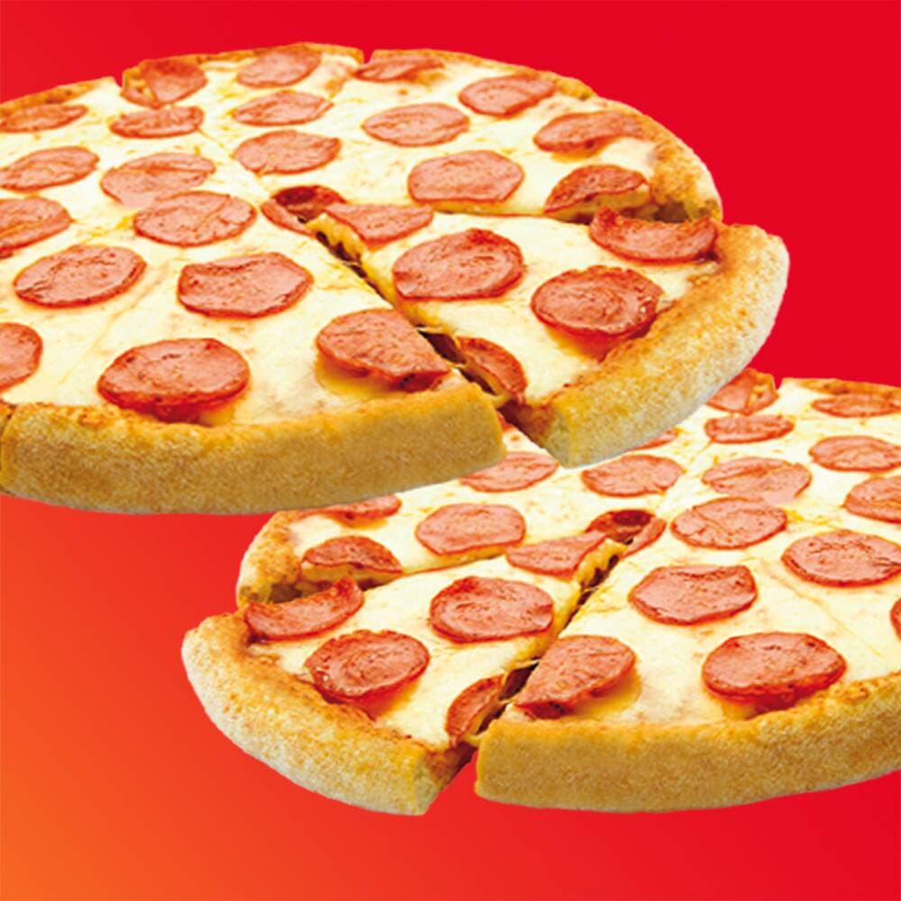 2 Pizzas Grandes 1 Ing C/u