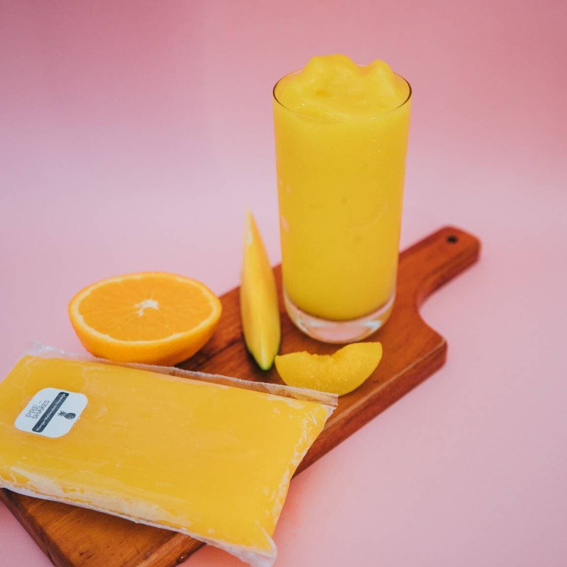 Mango, Melocotón y Naranja