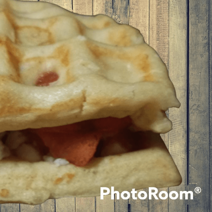 waffle sandwich pizza