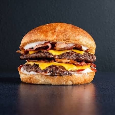 Hamburguesa Doble con Tocino