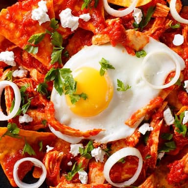 Chilaquiles con Huevo