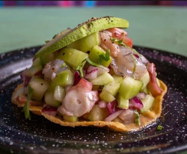 Tostada Campechana ( mixta)