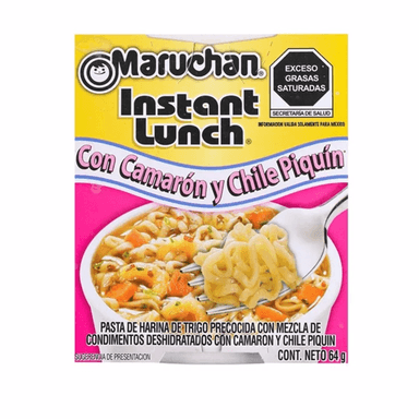 Sopa Maruchan Camaron Piquin Preparada