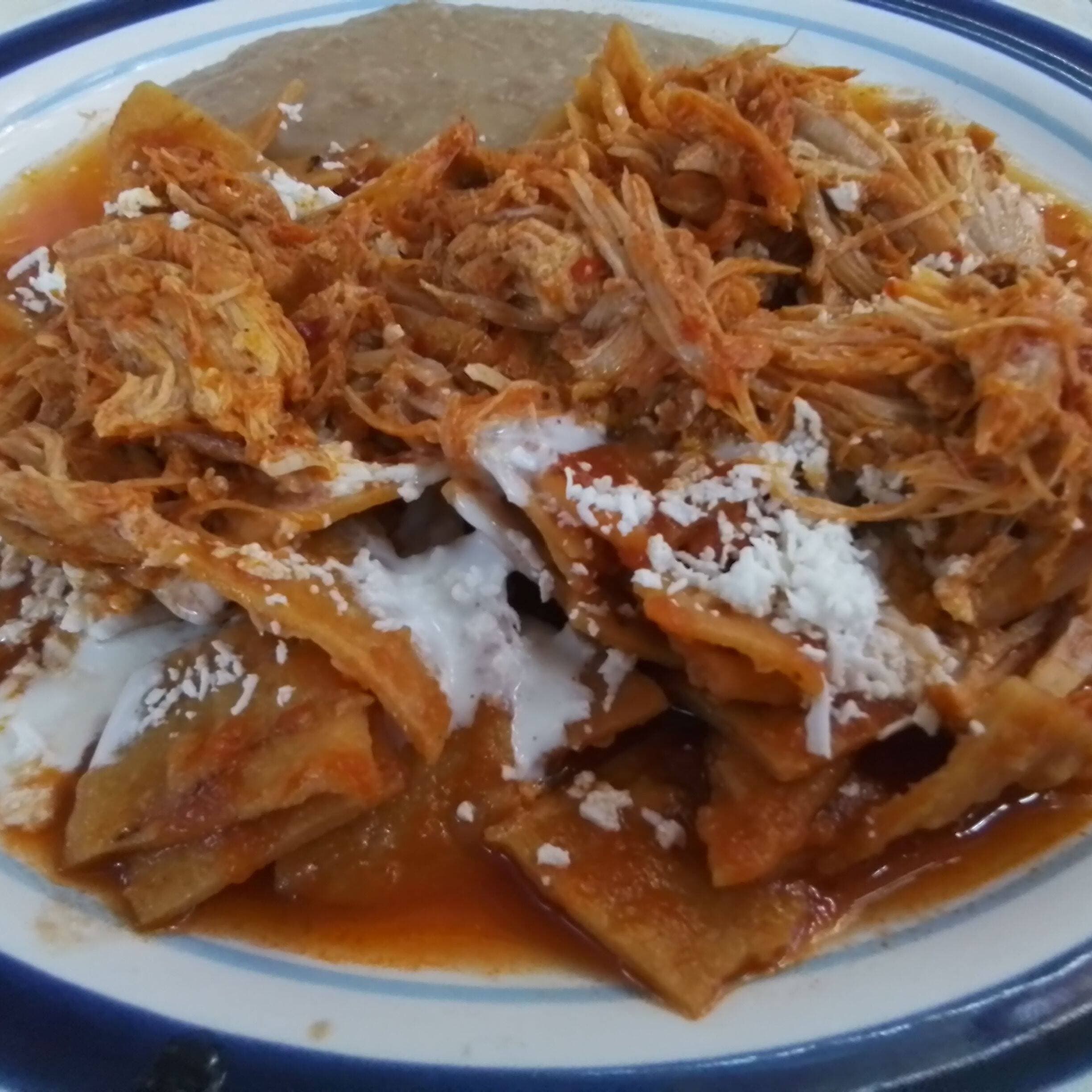 Chilaquiles Con pollo