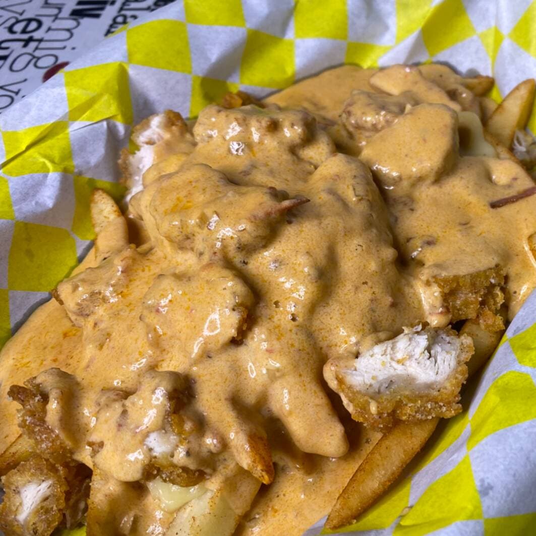 Orden de papas chiken cruji
