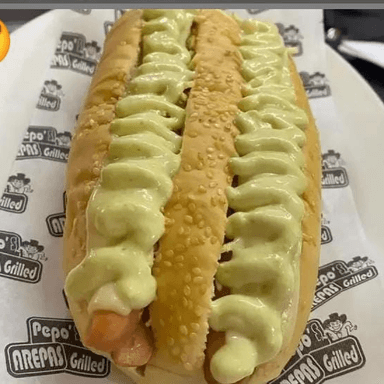Perro gemelo gratinado