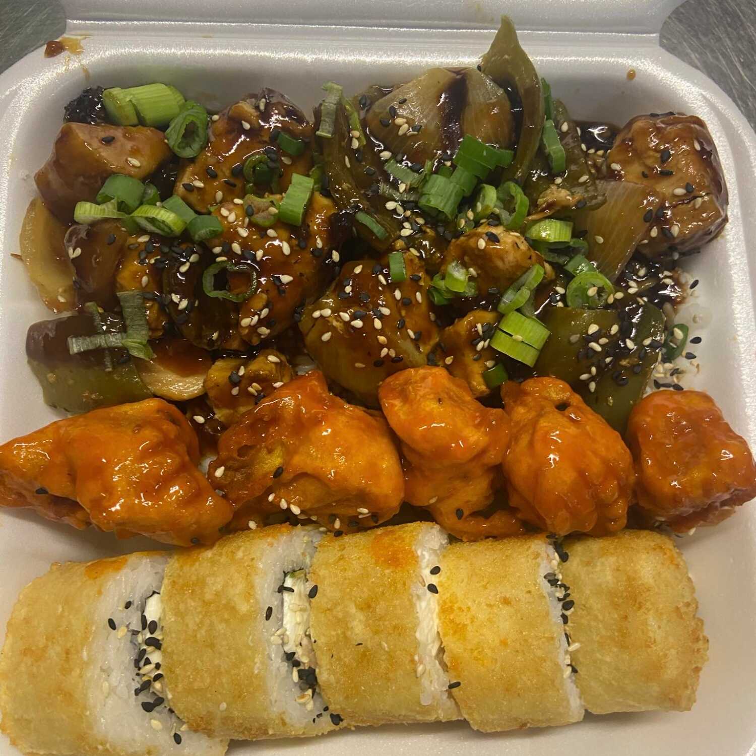 Combo Teriyaki ,rollo,boneless