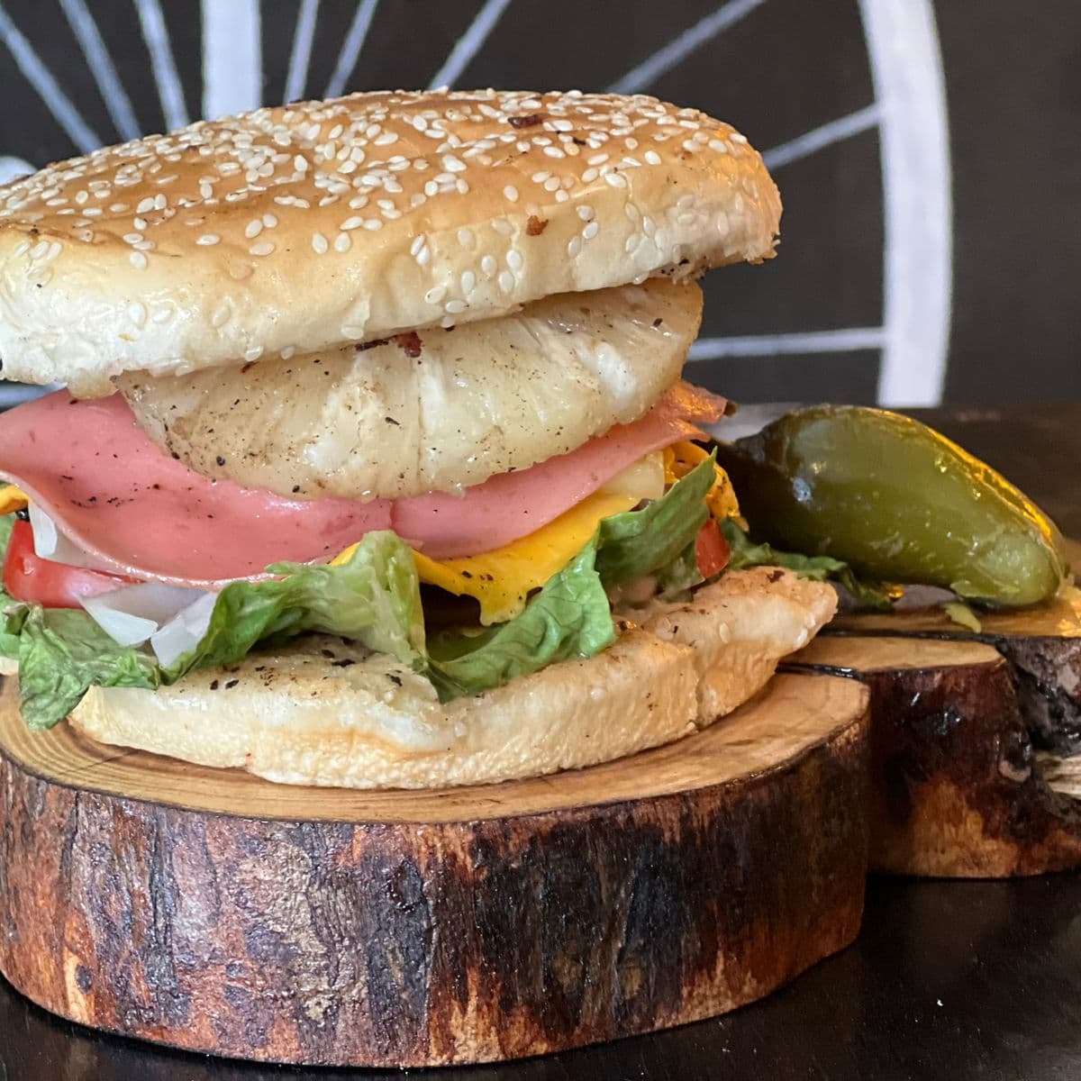 Hamburguesa Hawaiana