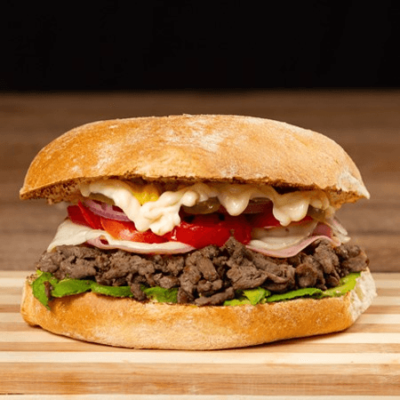 Torta de Arrachera