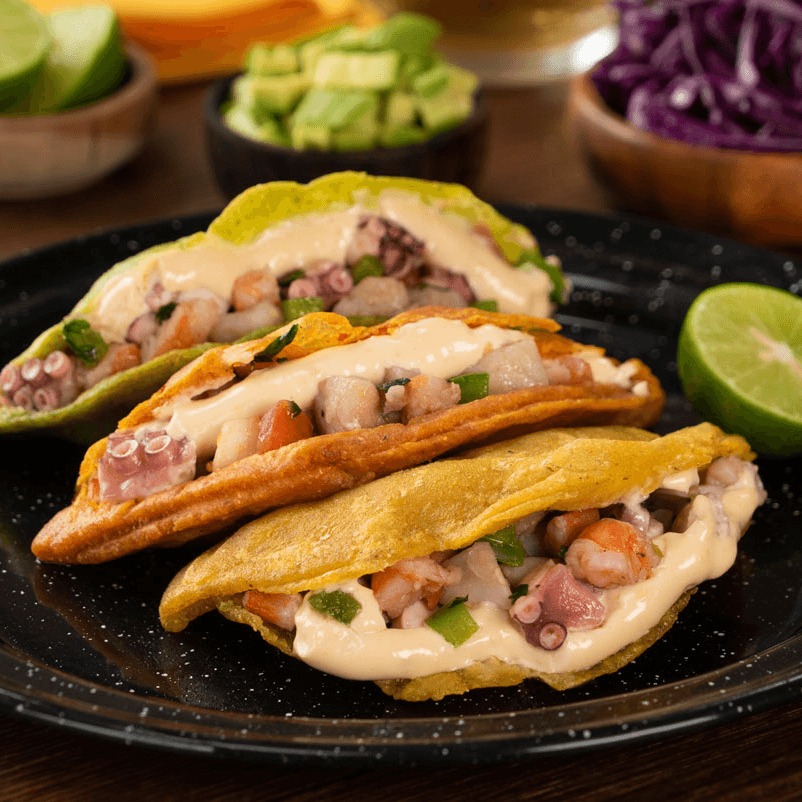 Quesadilla Pulpo de Maíz